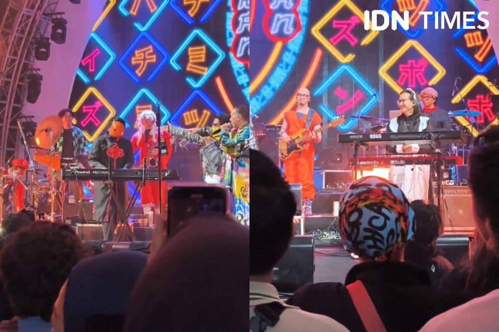 Tampil Jejepangan, band yang mengiringi RAN di OTW Pestapora 2026 cosplay karakter anime sampai video game dari Jepang
