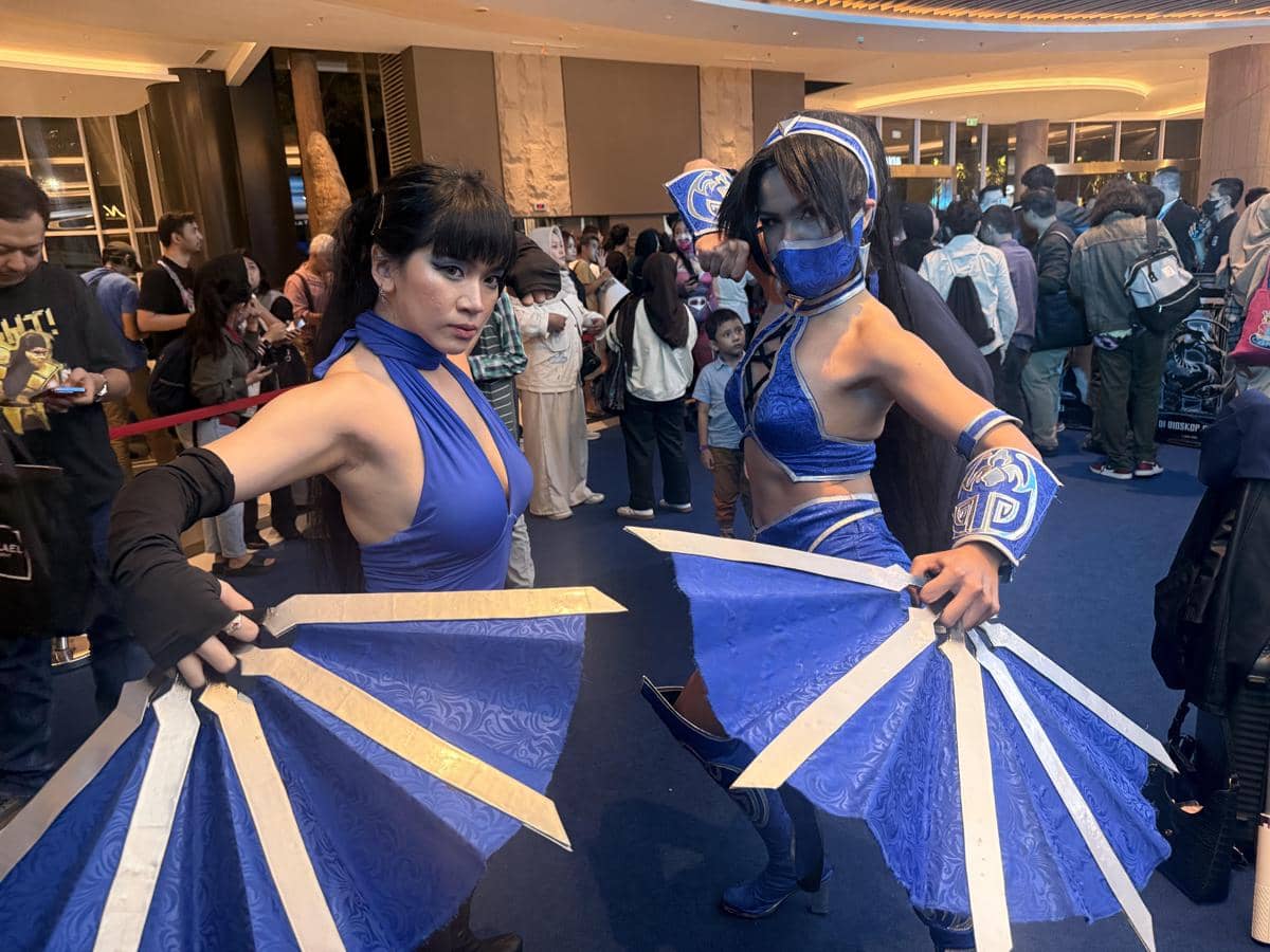 momen fan event Mortal Kombat 2 pada Minggu (3/5/2026)