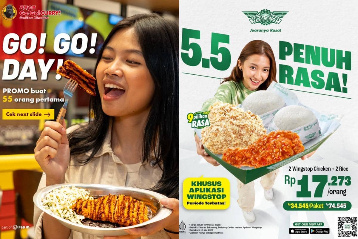 Promo Makanan Tanggal Kembar 5.5 Mei 2026 