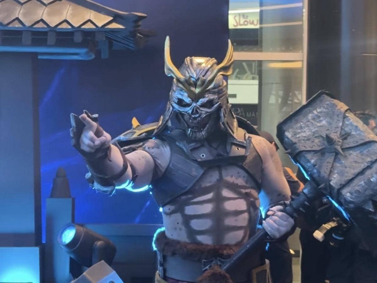 momen fan event Mortal Kombat 2 pada Minggu (3/5/2026)