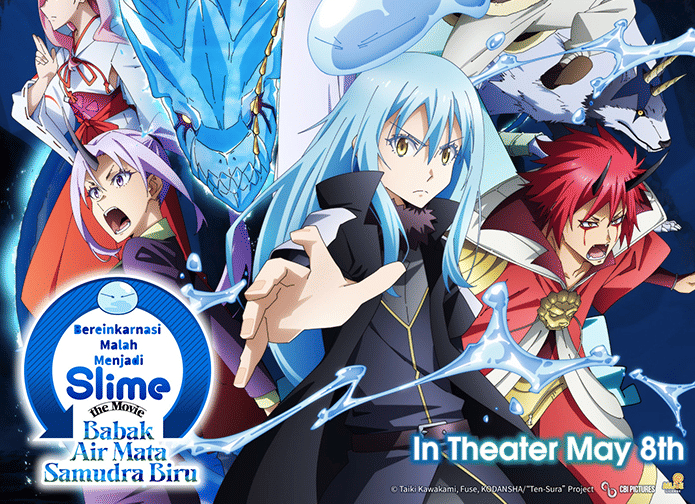 5 Fakta Tensura the Movie Tears of the Azure Sea! Movie Kedua Tensura