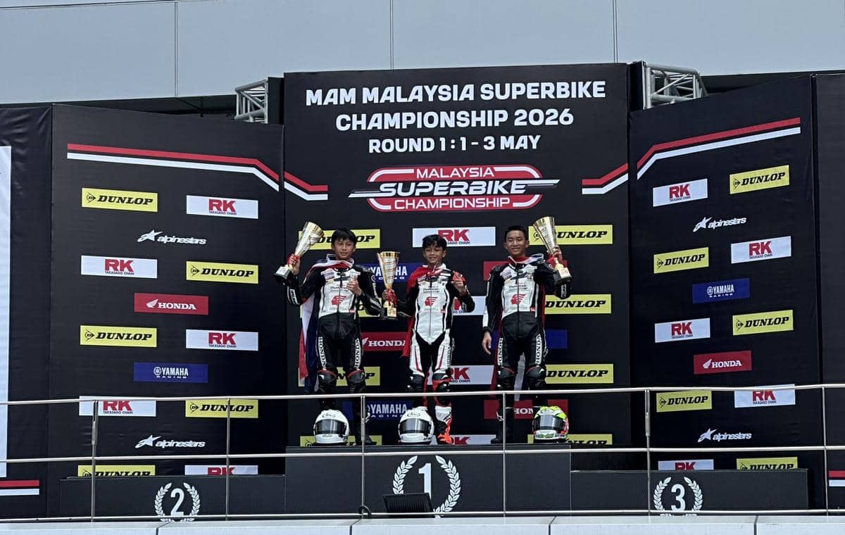 Pembalap Belia Astra Honda Melesat di Thailand Talent Cup
