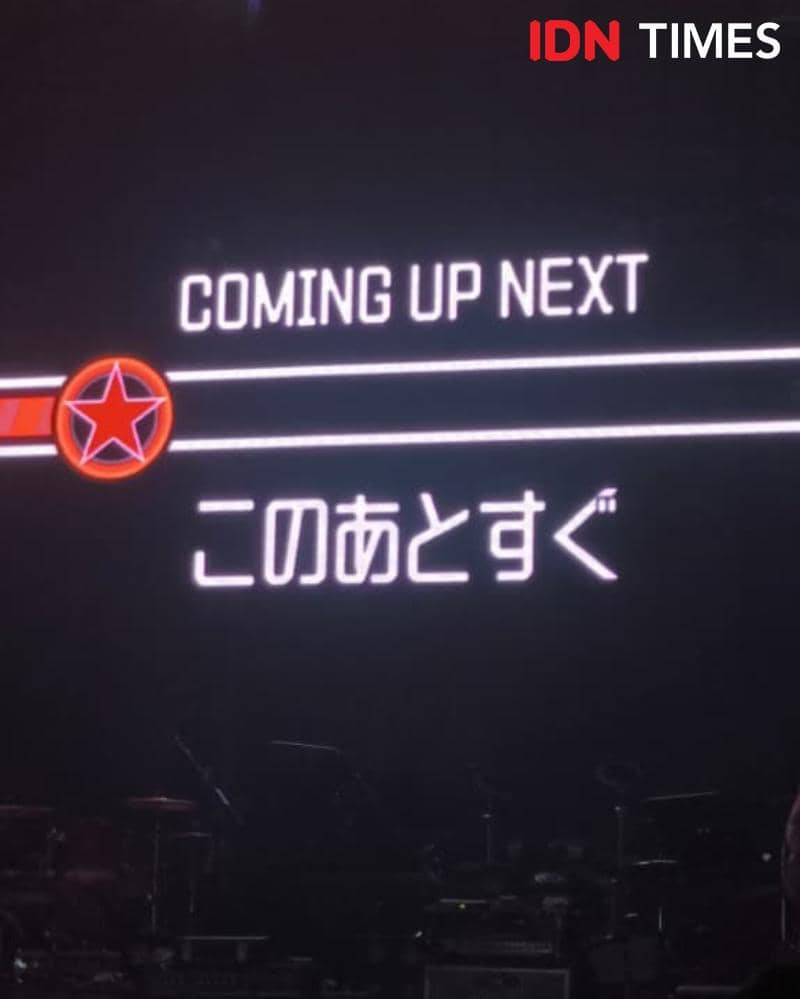 Sebelum pertunjukan dimulai, muncul visual unik "Coming Up Next" yang menyambut penampilan RAN di OTW Pestapora 2026