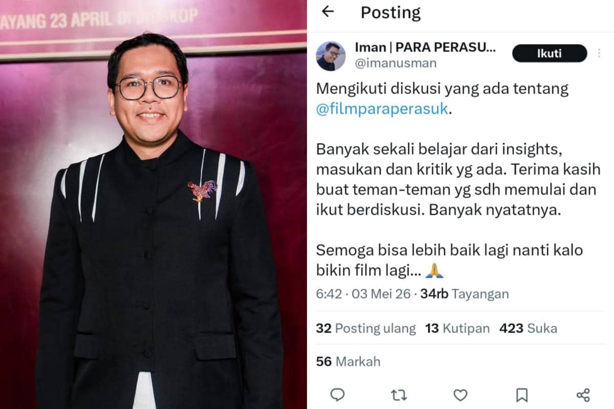 Produser Iman Usman soal Kritik Para Perasuk: Semoga Bisa Lebih Baik Lagi