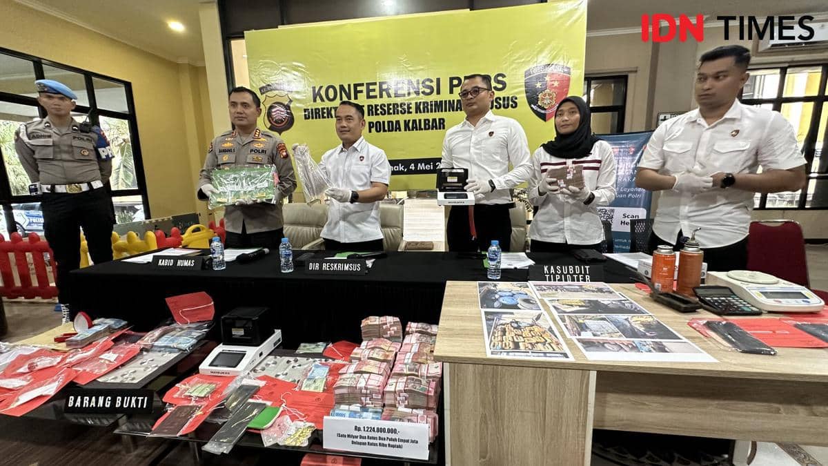Polda Kalbar Bongkar 20 Kasus Tambang Ilegal, Emas 3,2 Kg Disita