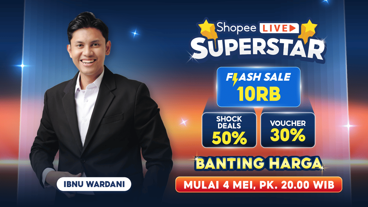 Upgrade Elektronik Terkini di Shopee Live Superstar 5.5 Mega Elektronik Sale