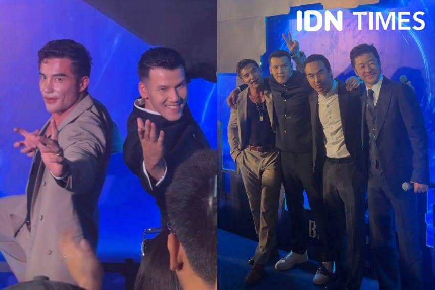 Potret Jajaran Pemain di Blue Carpet Mortal Kombat 2 Indonesia