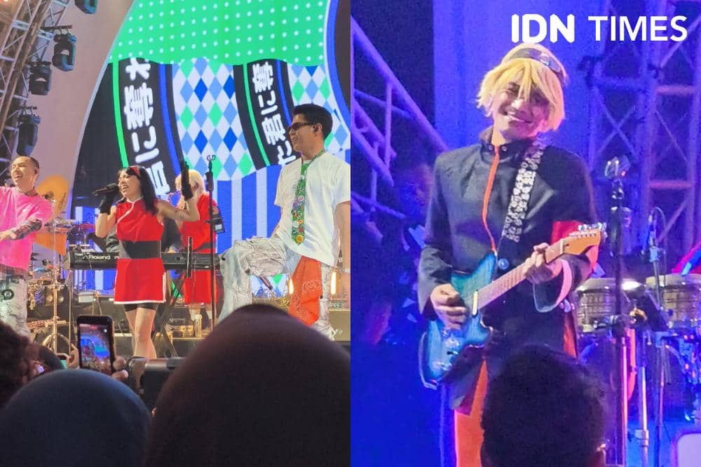 7 Potret RAN Bawakan Kembali Lagu J-Rocks di OTW Pestapora 2026