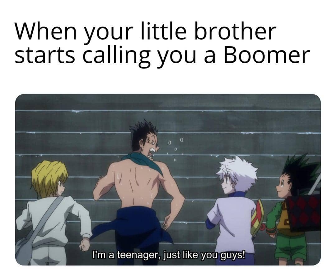meme anime tentang baby boomers