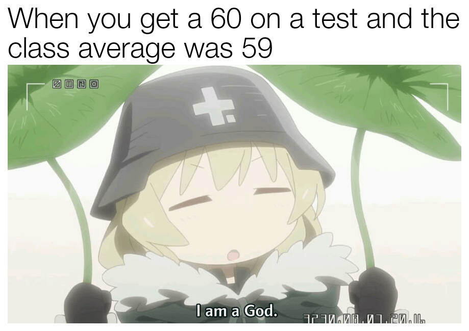 meme anime tentang momen di kelas