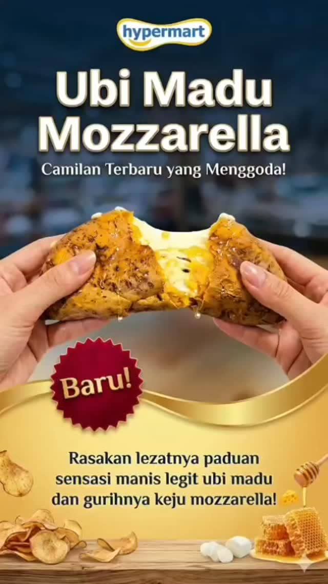 Ubi Madu Mozzarella Hypermart Surabaya