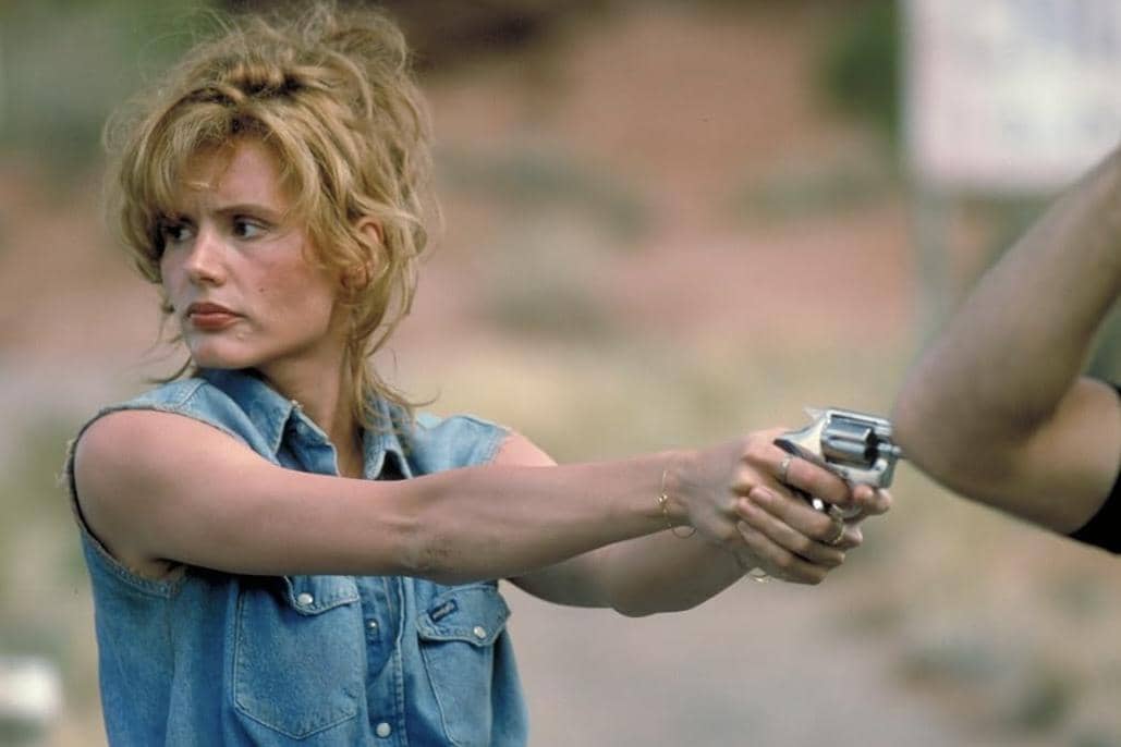 Geena Davis di Thelma & Louise.