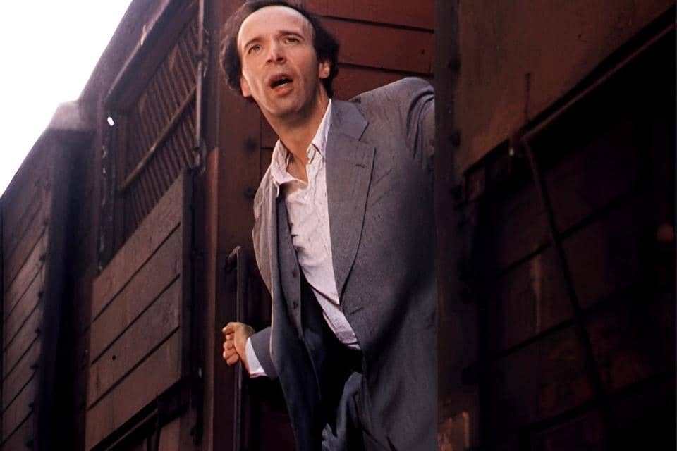 Roberto Benigni di Life Is Beautiful.