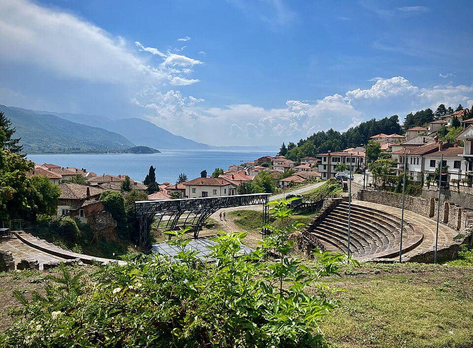 Kota Ohrid di Makedonia Utara