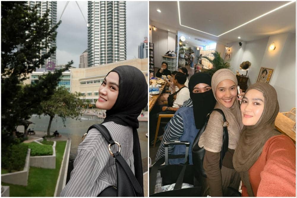 10 Potret Henny Rahman Jalan-jalan di Malaysia, Asyik bareng Sahabat!