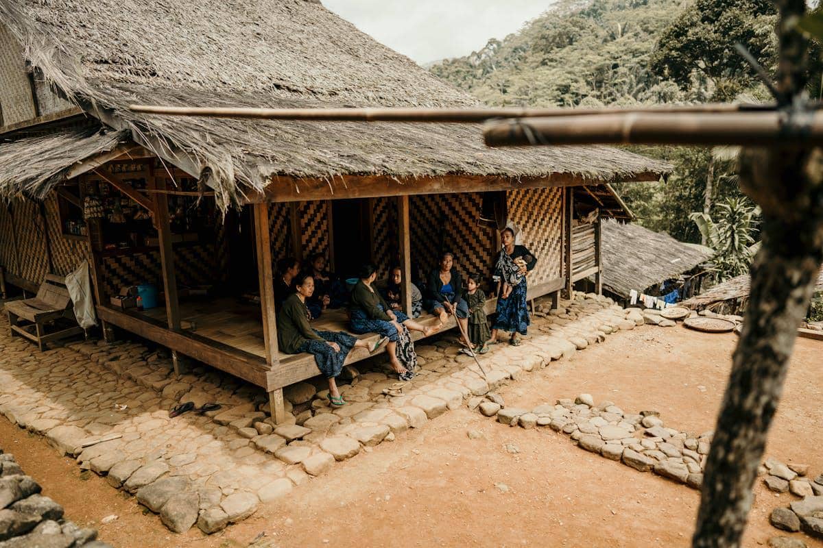 Ilustrasi potret suku Baduy
