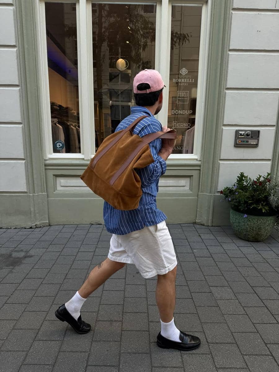 Outfit celana pendek cowok