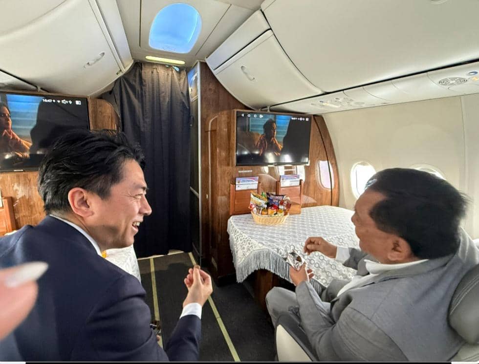 Kala Sjafrie Ajak Menhan Jepang ke Bali di Sela Kunjungan ke Indonesia. Shinjiro Koizumi, Sjafrie Sjamsoeddin