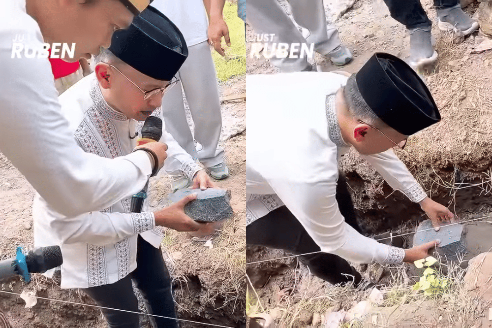 Potret Ruben Onsu bangun masjid di Tangerang