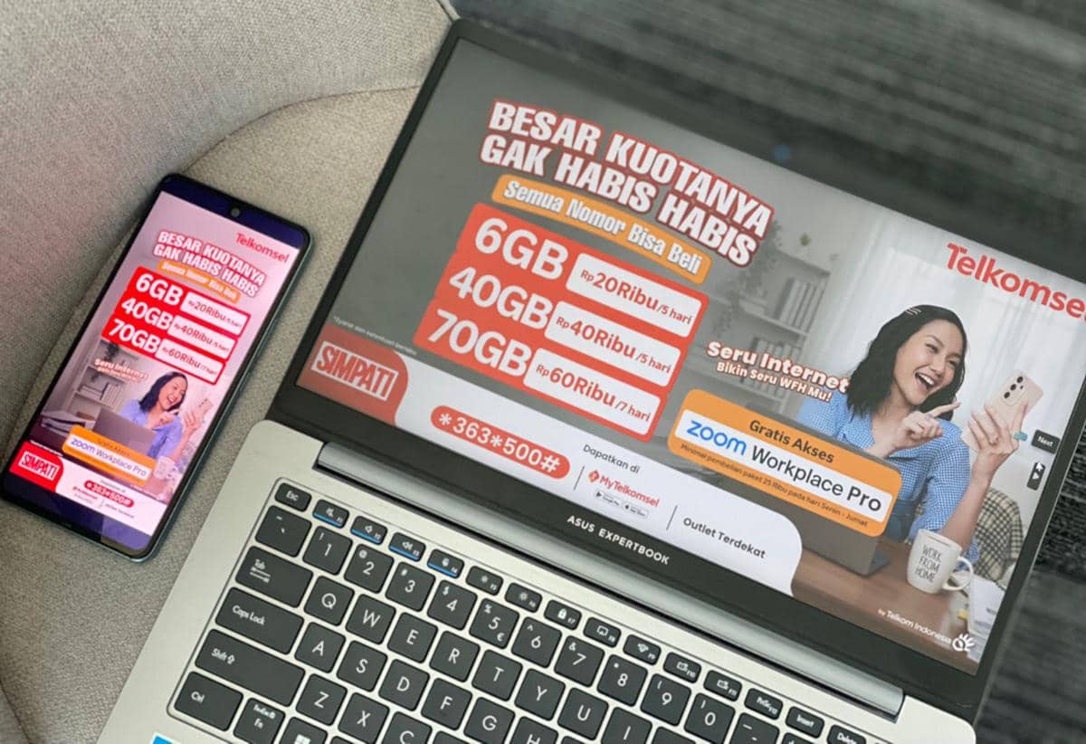Rekomendasi Paket Internet WFH Simpati, Kuota Besar dan Murah?