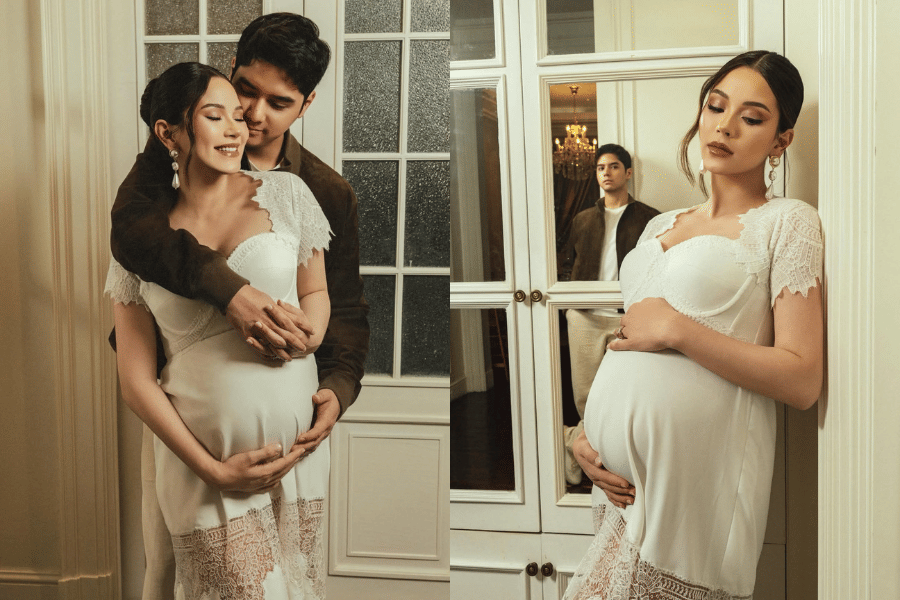 Ide Maternity Shoot di Rumah ala Foto Terbaru Al Ghazali-Alyssa Daguise