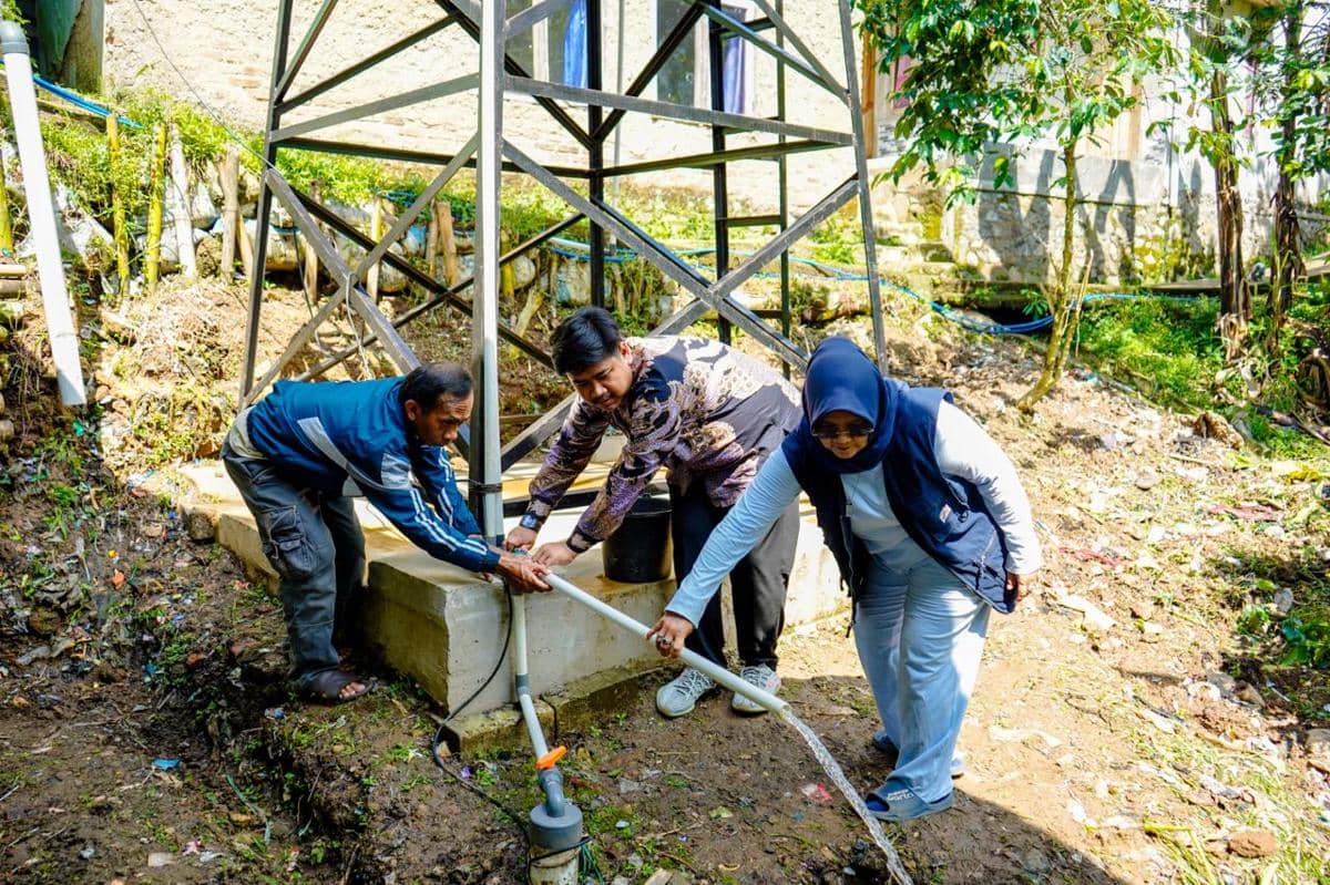 Warga Bandung Selatan Mulai Dapatkan Akses Air Bersih Jelang Kemarau