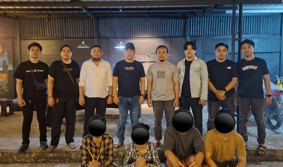 Empat Anggota Geng Motor Bacok Warga Makassar Ditangkap Polisi