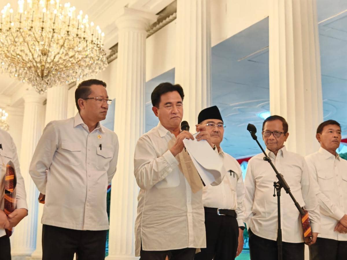 Anggota Komisi Percepatan Reformasi Polri, Yusril Ihza Mahendra (IDN Times/Ilman Nafi'an)