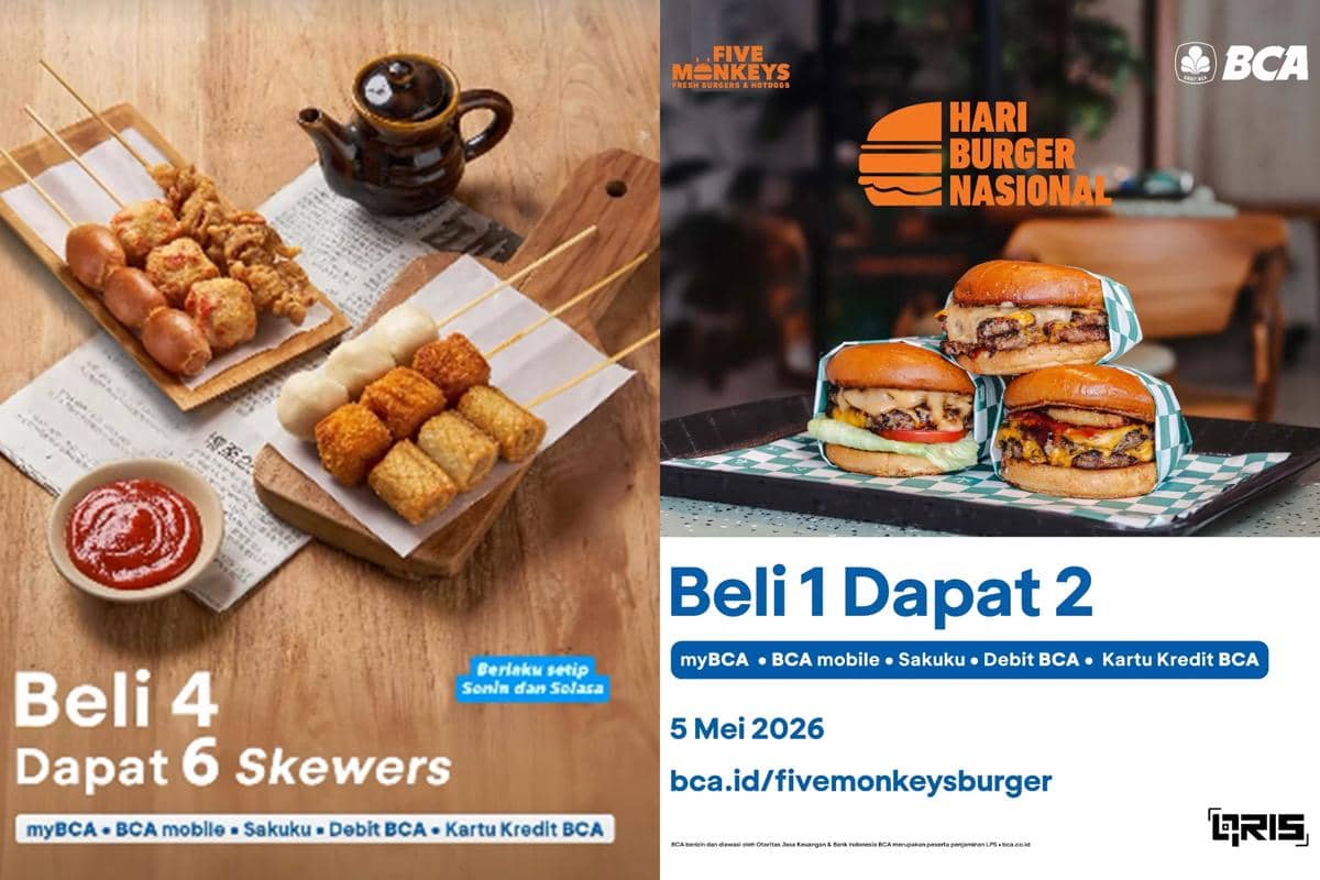 Daftar Promo Makanan dan Minuman BCA selama Mei 2026 