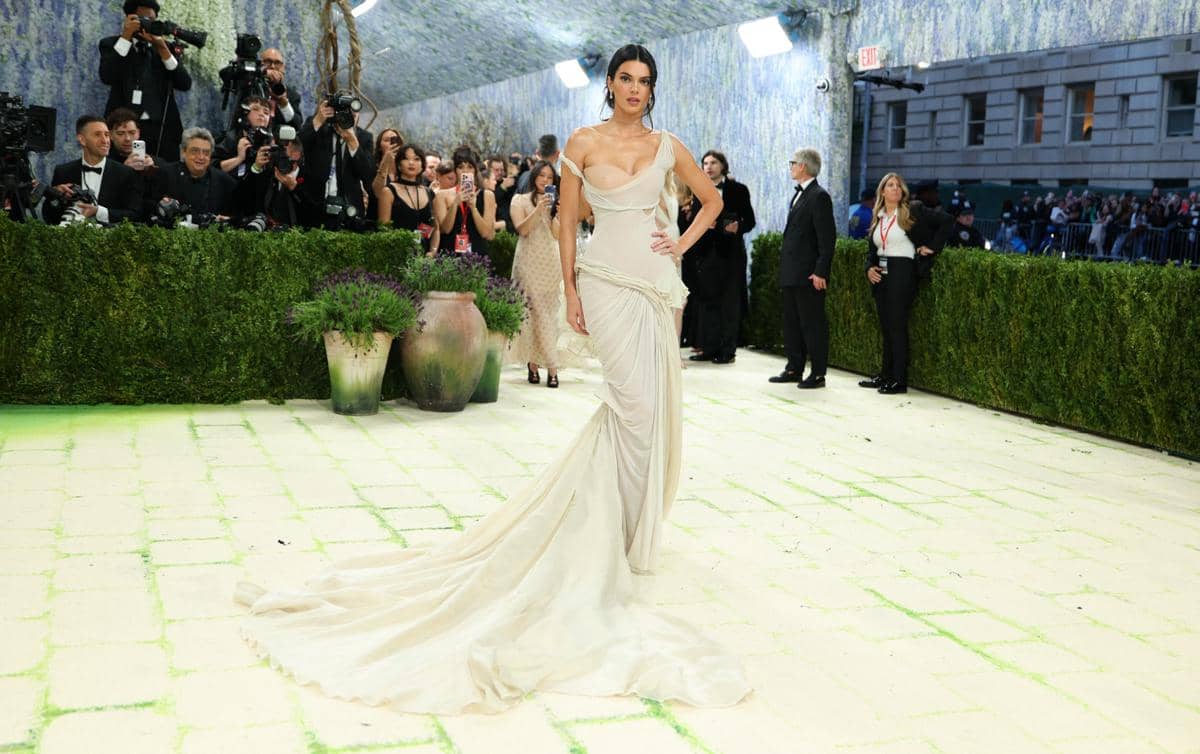 US model Kendall Jenner arrives for the 2026 Met Gala celebrating "Costume Art" at the Metropolitan Museum of Art, in New York, on May 4, 20