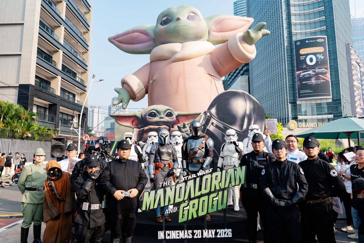 Parade Grogu 6 Meter Meriahkan Star Wars Day di Jakarta!