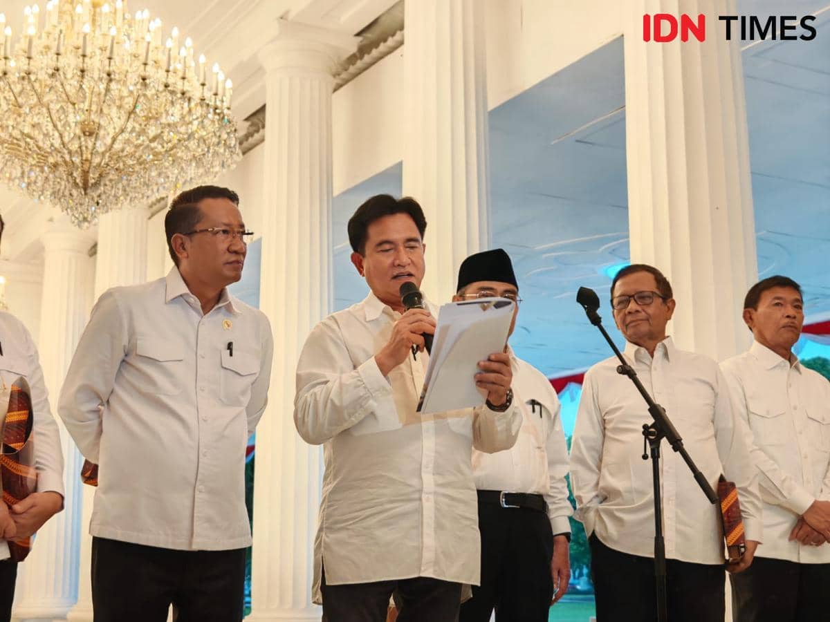 Anggota Komisi Percepatan Reformasi Polri, Yusril Ihza Mahendra (IDN Times/Ilman Nafi'an)