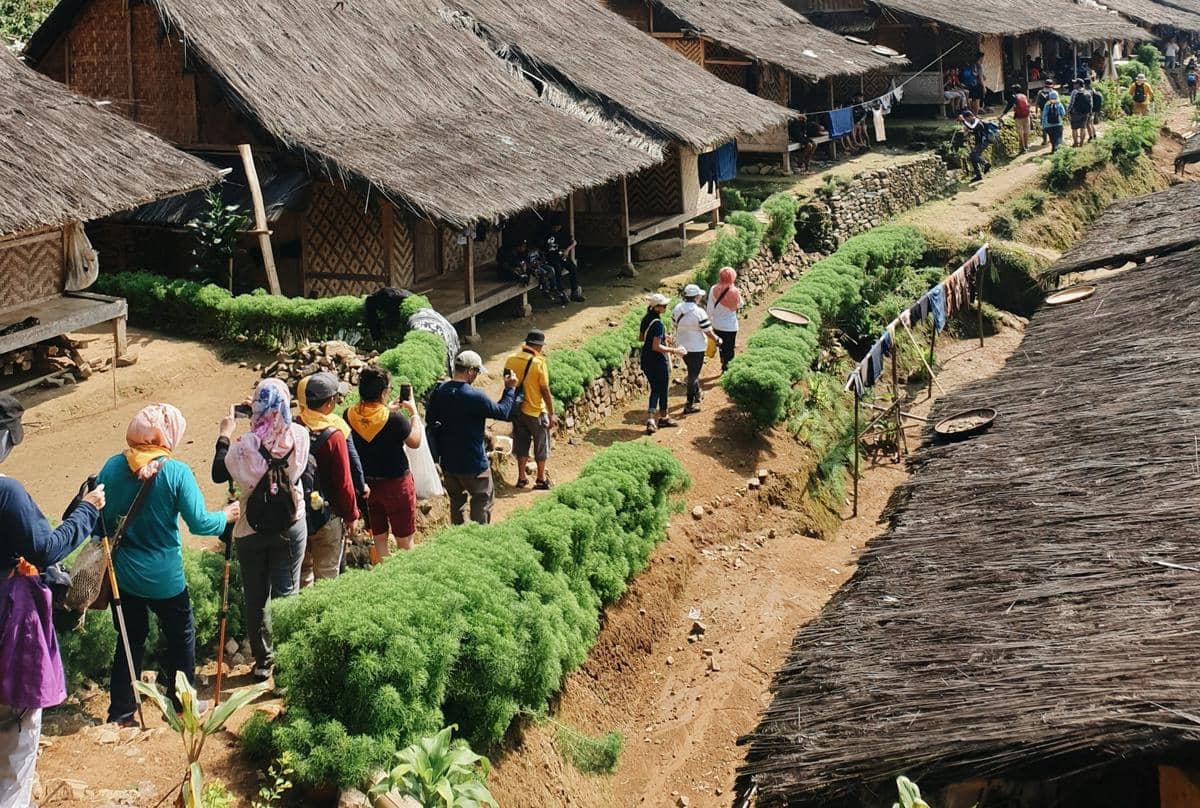 Potret kawasan kampung Baduy