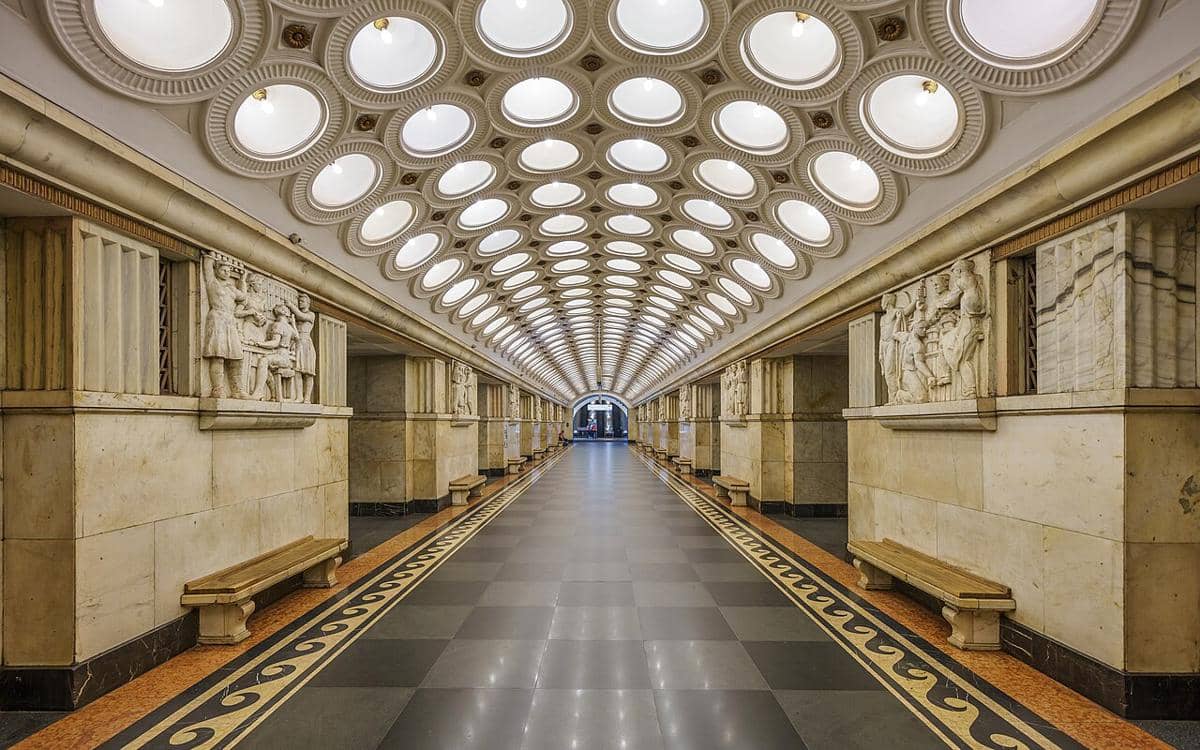 ilustrasi Metro Moskow sebagai bunker