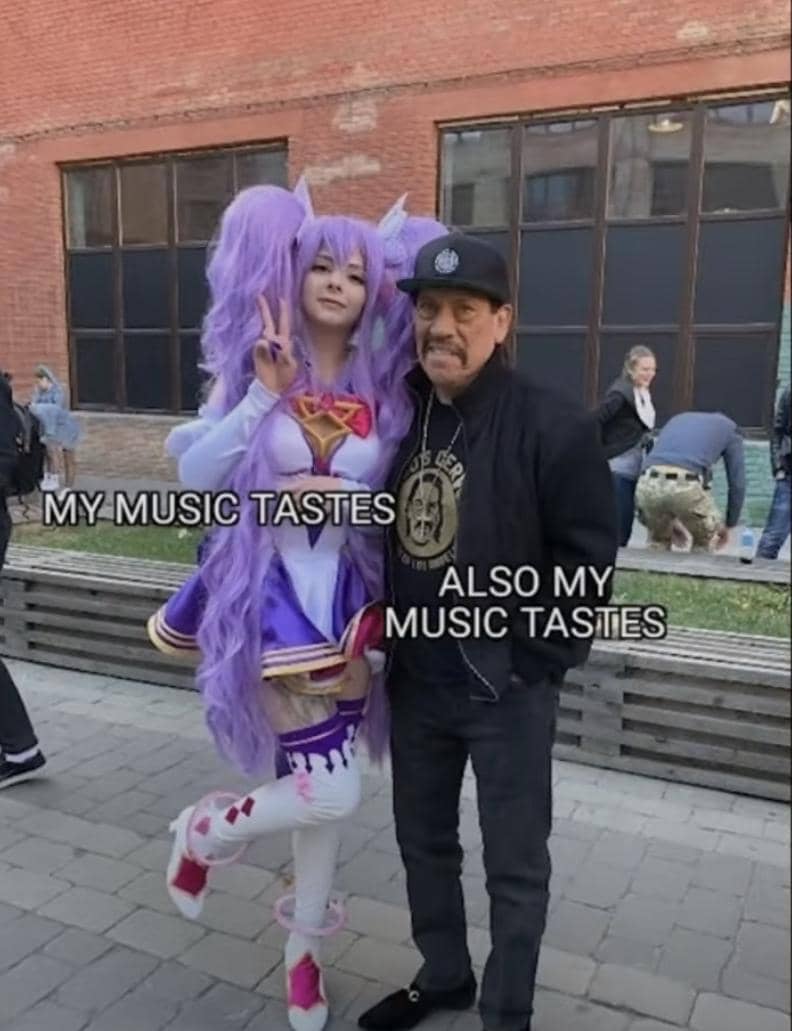 meme anime tentang selera musik
