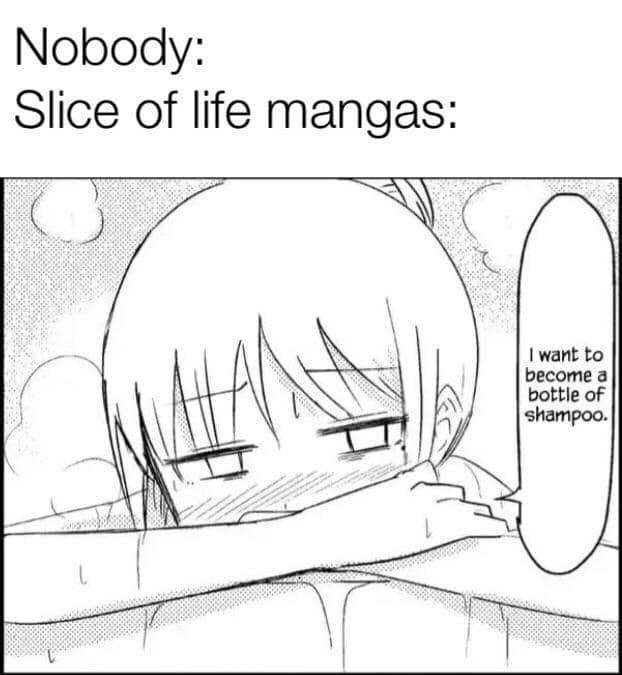 meme anime tentang hidup yang keras