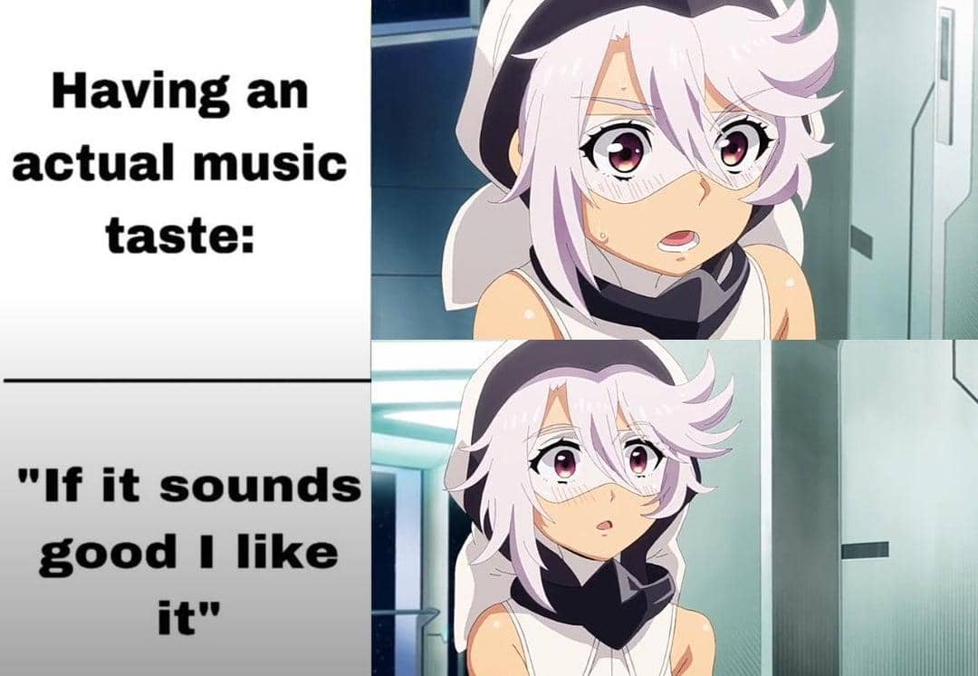 meme anime tentang selera musik