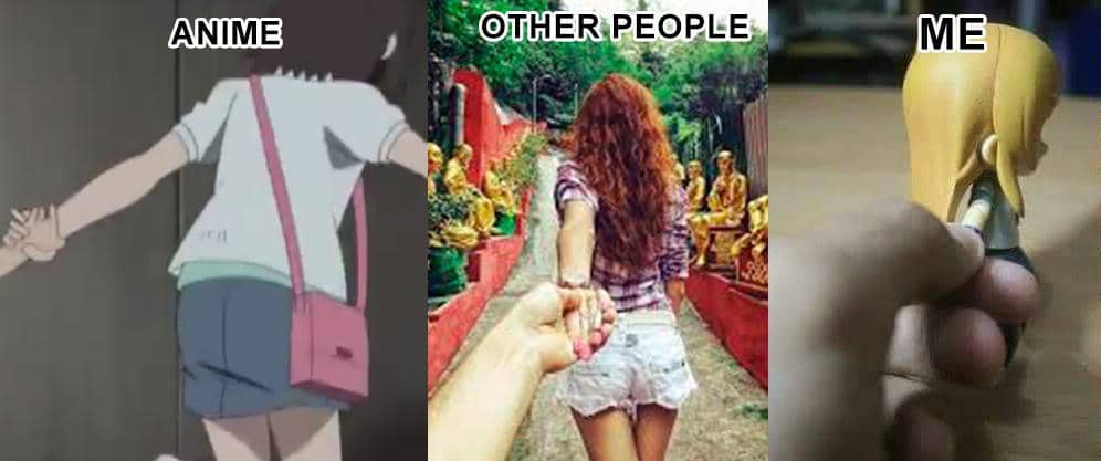 meme anime tentang hidup yang keras