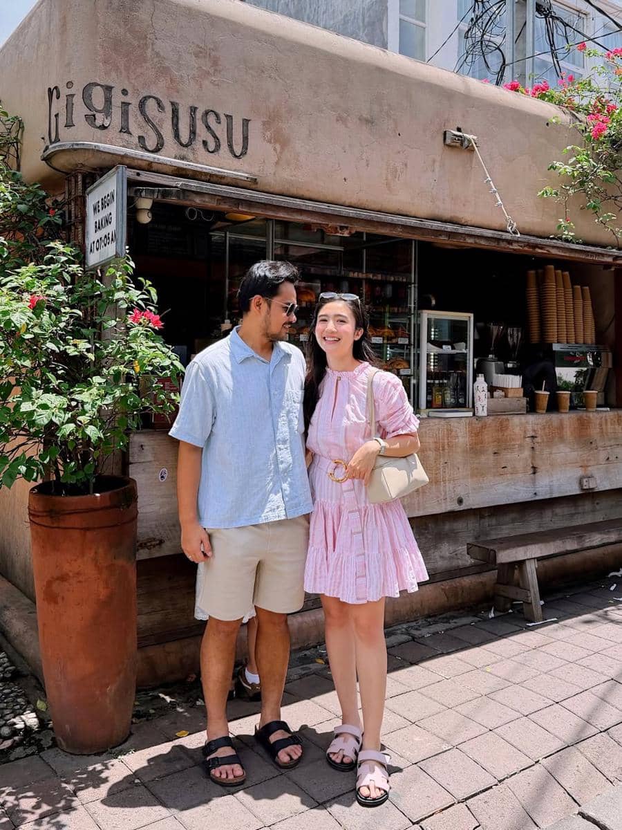 gaya couple ala Febby Rastanty dan Drajad Djumantara 