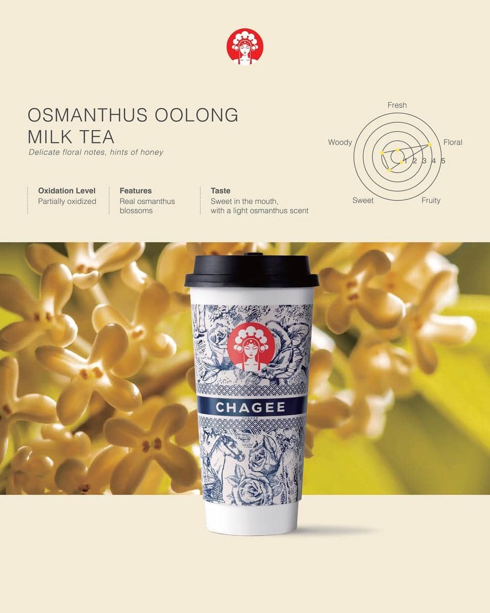 Osmanthus Oolong Milk Tea CHAGEE