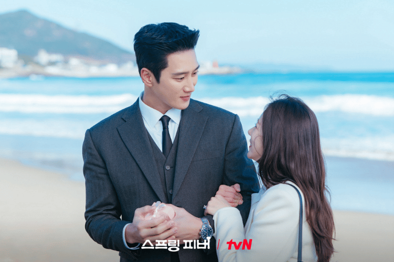 Ahn Bo Hyun dan Lee Joo Bin di drama Spring Fever