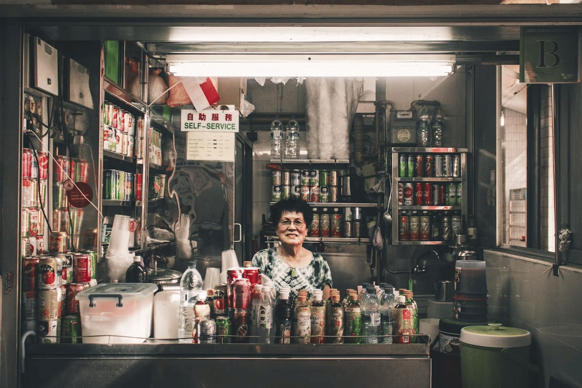 ilustrasi penjual