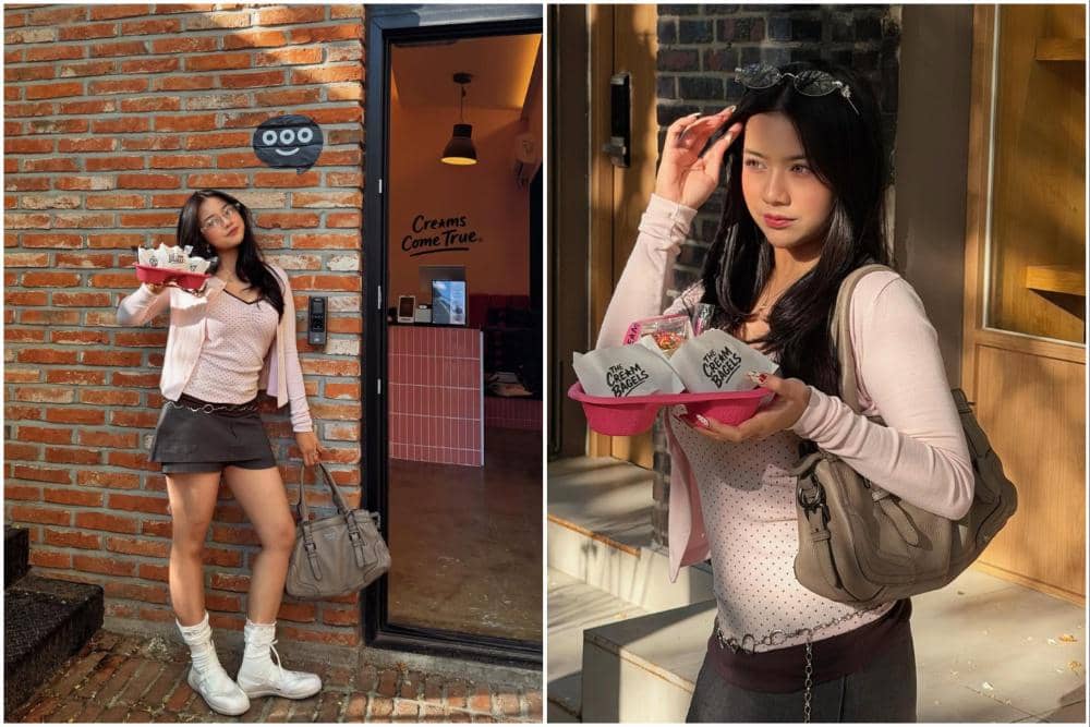 10 Potret DIva Azzura saat Berburu Dessert di Seoul, Manis Banget!