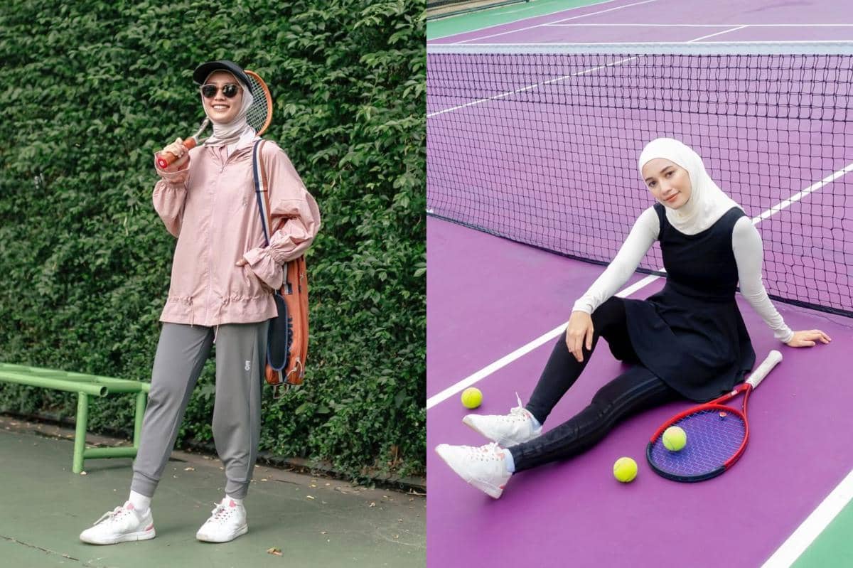 9 Inspirasi Outfit Hijab Sporty Mega Iskanti, Tetap Modis di Lapangan