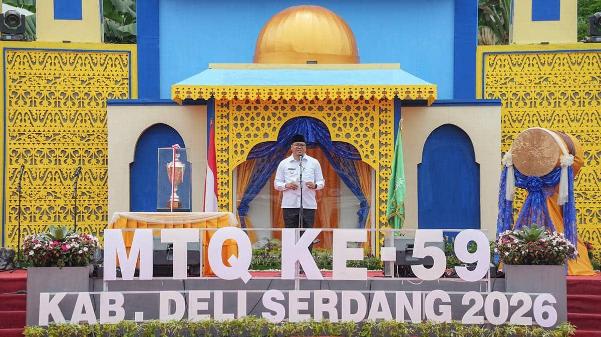 MTQ ke-59 Deli Serdang Resmi Dibuka, Diikuti 504 Peserta
