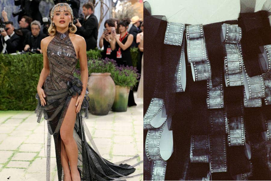 Detail Busana Sabrina Carpenter di Met Gala 2026, Unik Pakai Film Strips