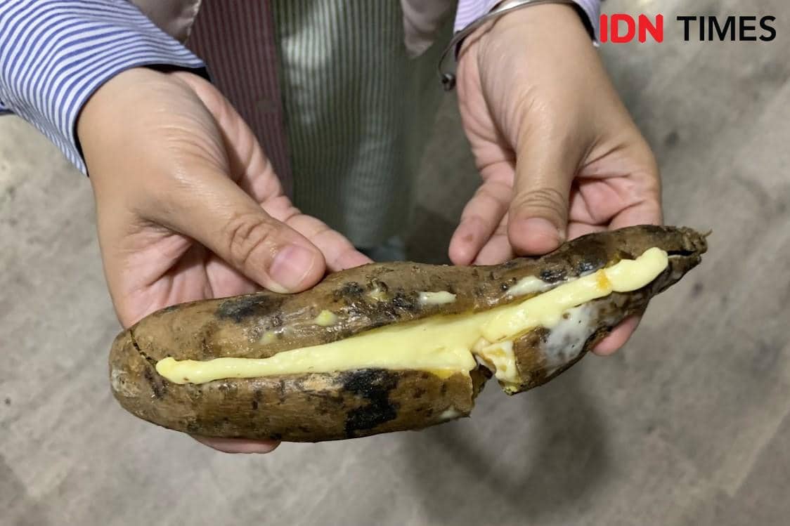 Resep Ubi Cilembu Cream Cheese ala AEON