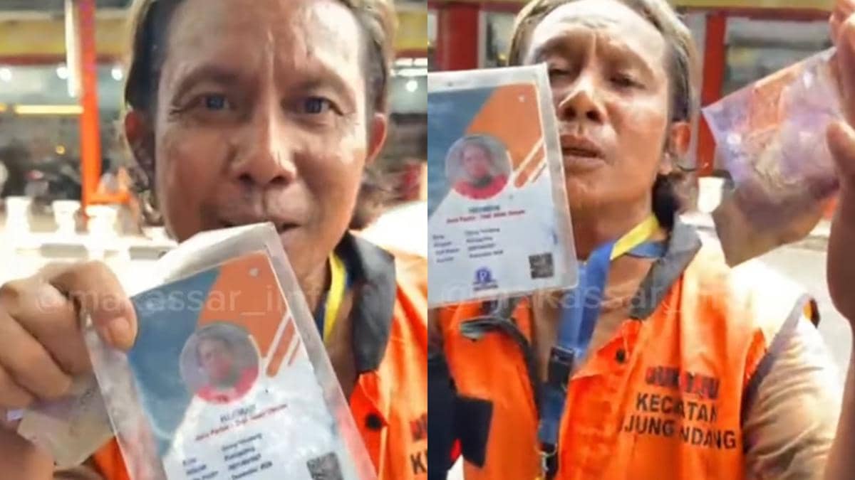 Juru parkir di Makassar viral usai pungli tarif parkir Rp20 ribu. (Dok. Instagram/makassar_iinfo)