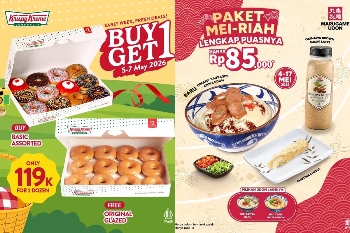 Deretan Promo Makanan dan Minuman Mei 2026 yang Bikin Ngiler!