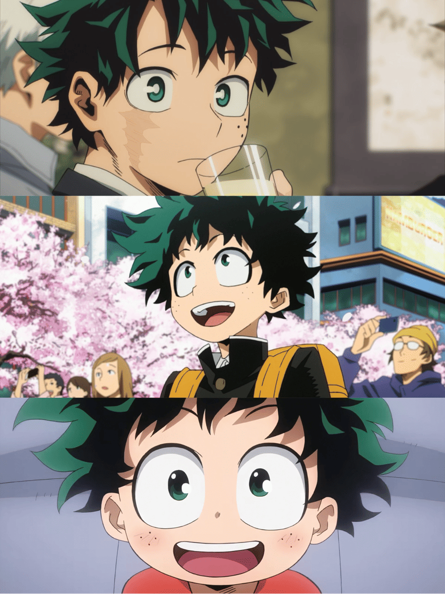 Transformasi Karakter My Hero Academia